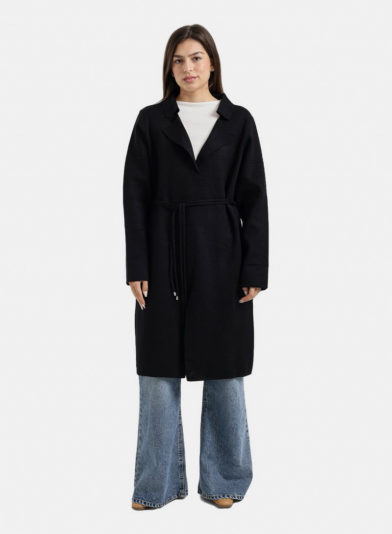 Carina Knee-Length Belted Coat - Image 5